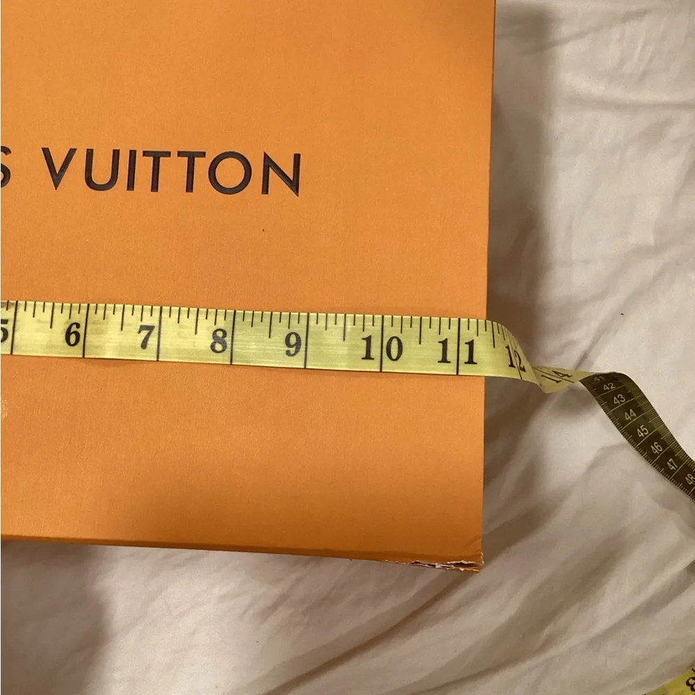 Louis Vuitton Signature Orange Box with magnetic closure 10”X11.5” Authentic
